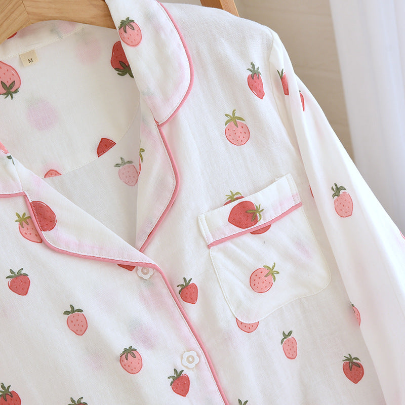 Alma Strawbery Cotton Nightsuit-4
